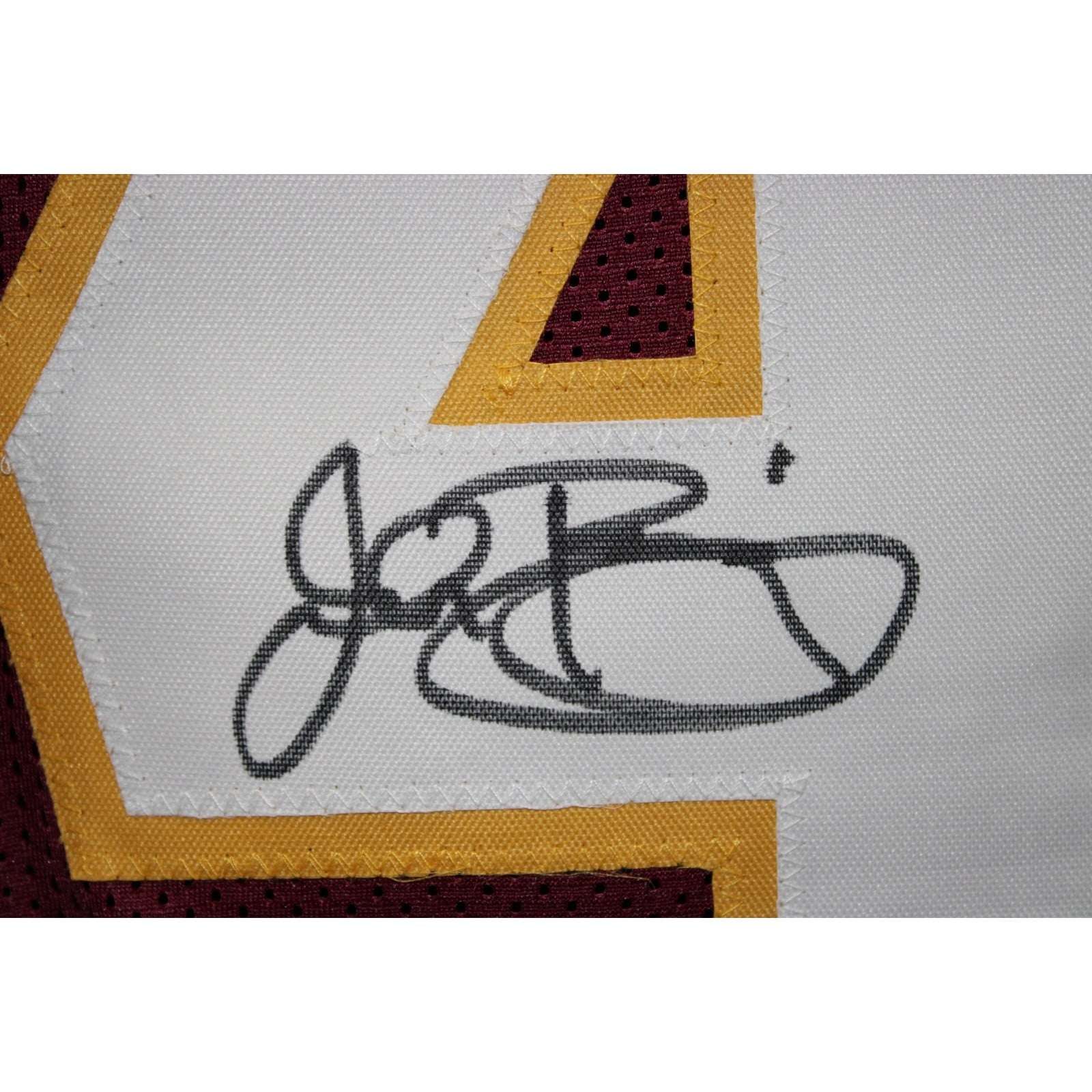John Riggins Autographed Washington Redskins Jersey Maroon Beckett Witness 58652