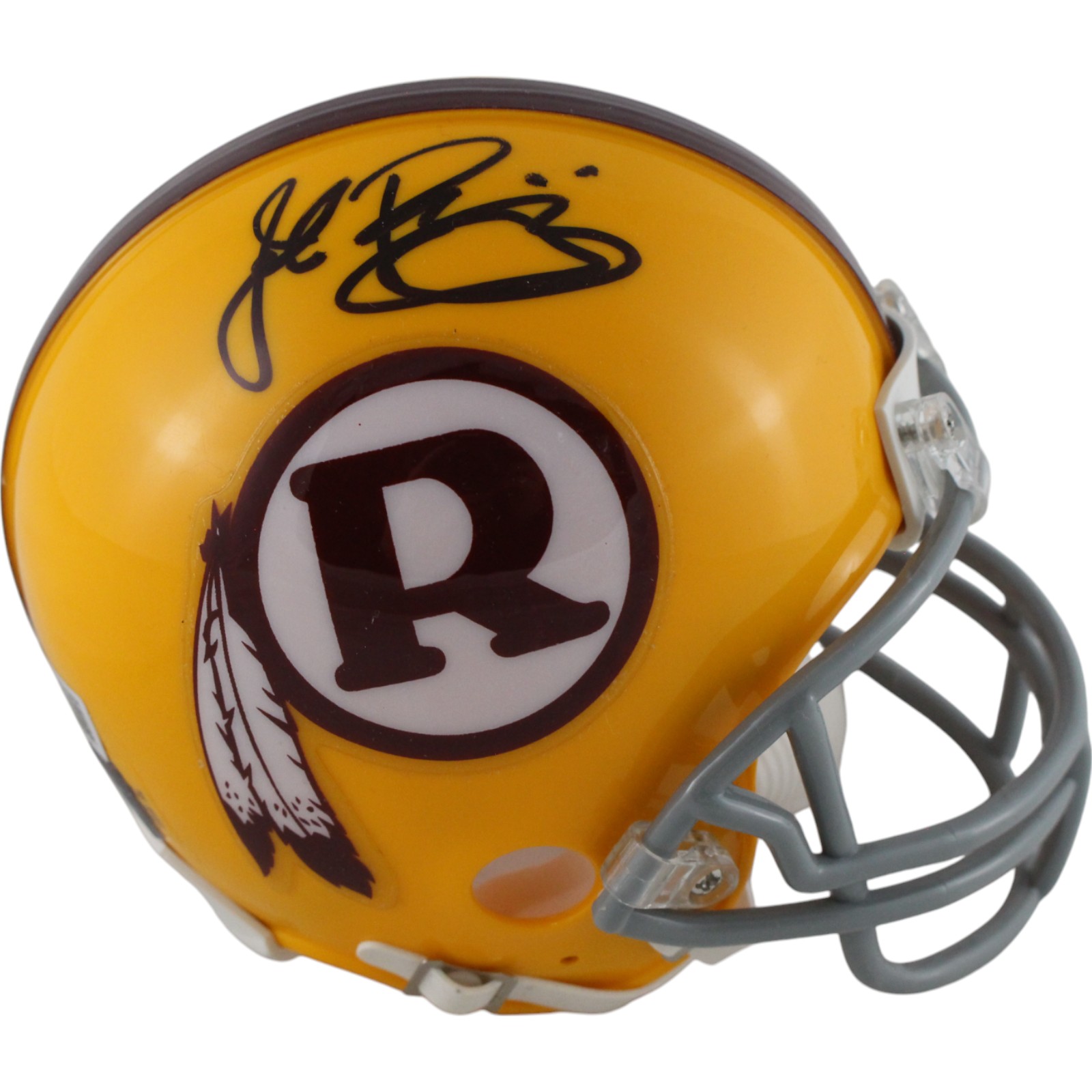 John Riggins Autographed Washington Redskins TB VSR4 Mini Helmet Beckett 49747