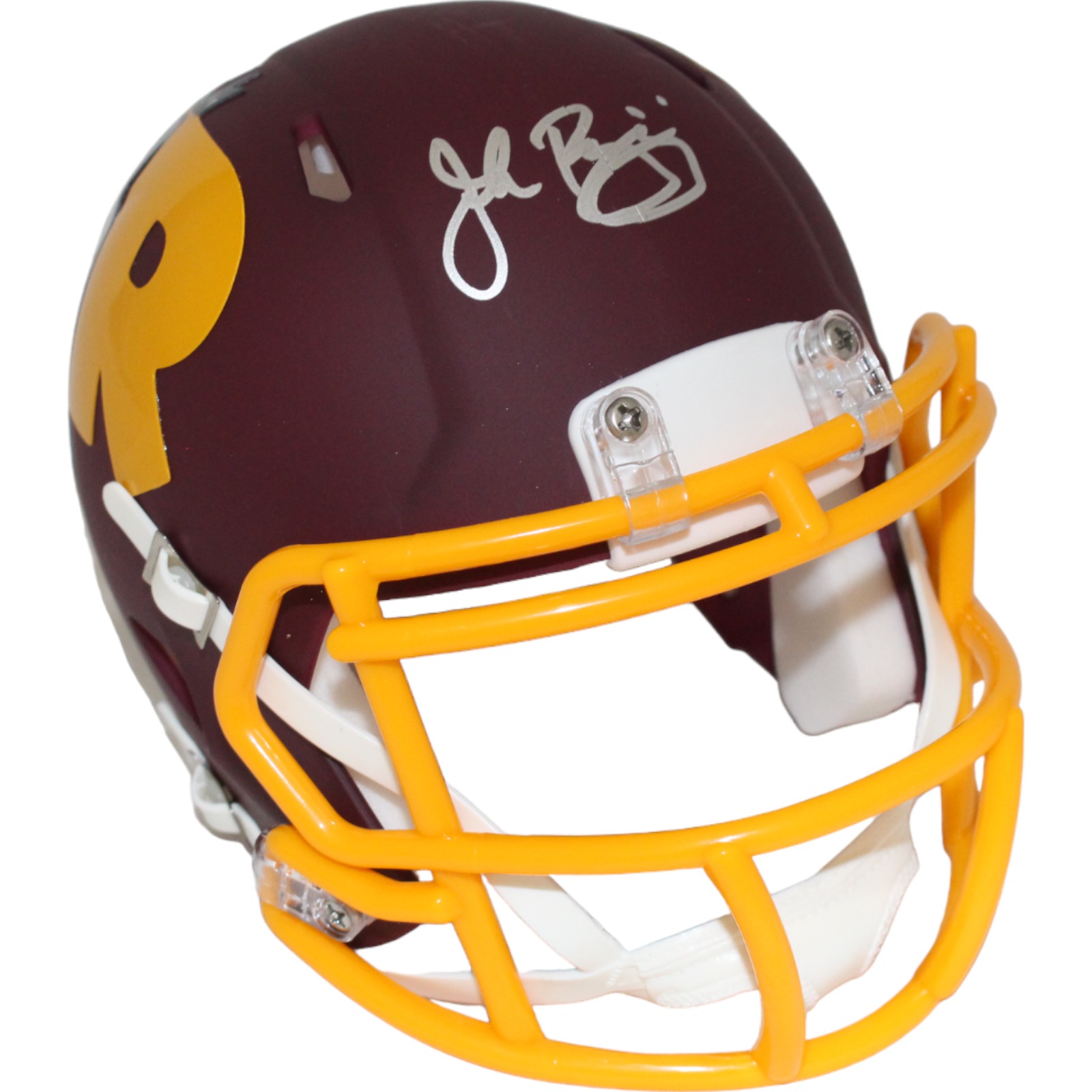 John Riggins Signed Washington AMP Mini Helmet Beckett