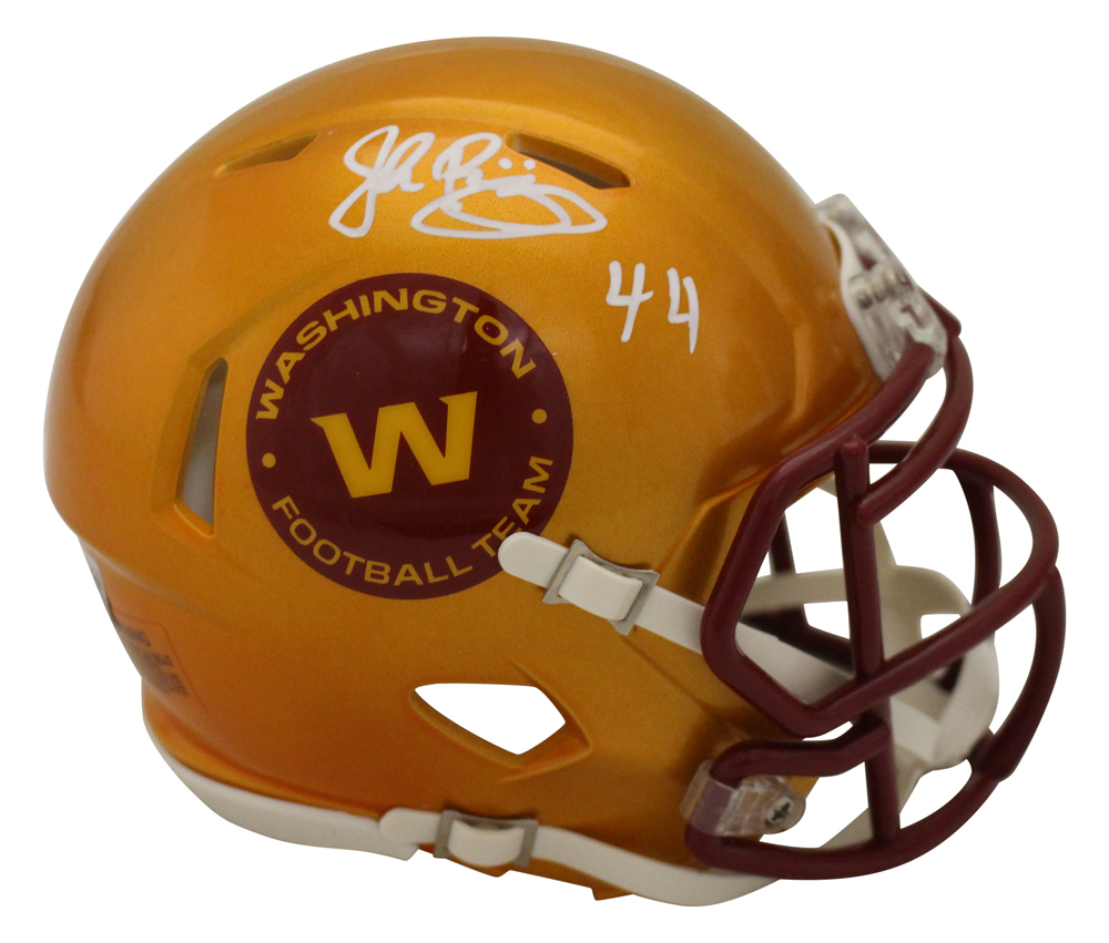 John Riggins Signed Washington Football Team Flash Mini Helmet Beckett