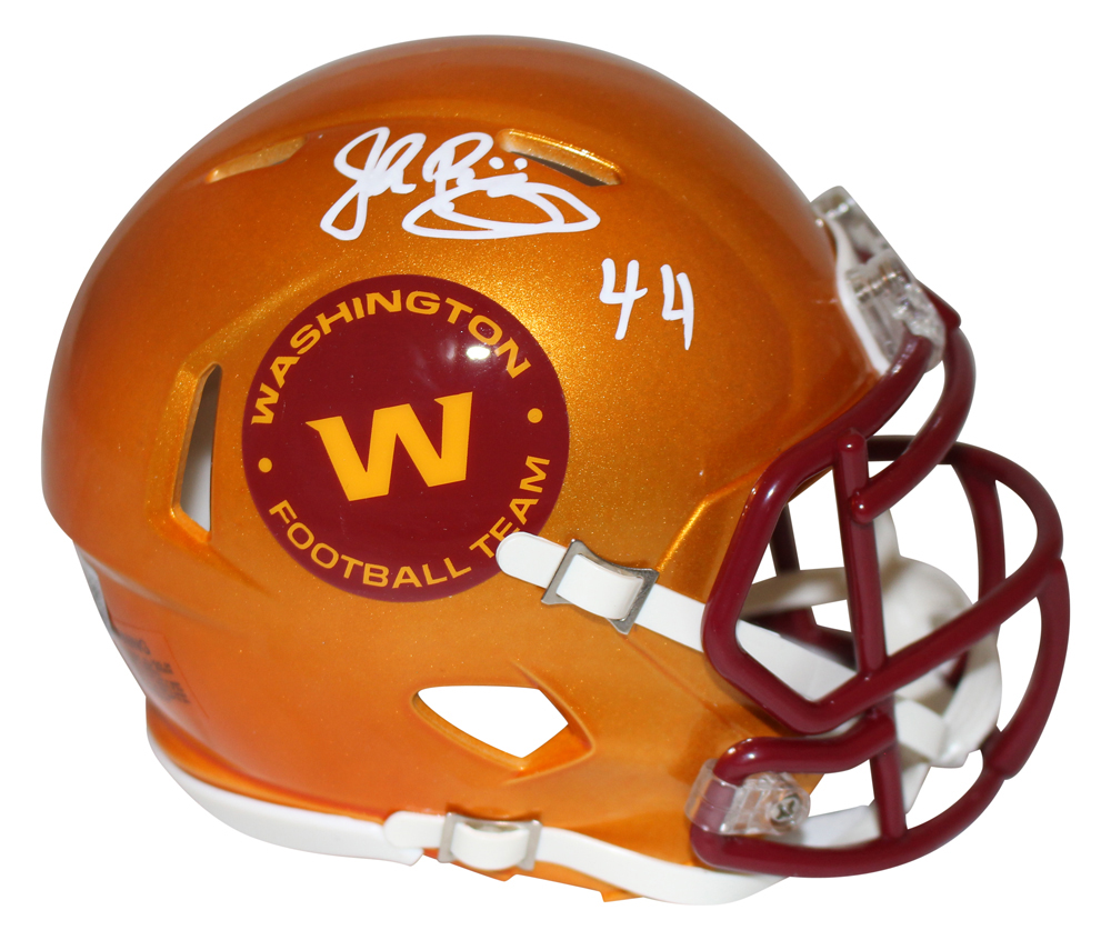 John Riggins Signed Washington Football Team Flash Mini Helmet Beckett