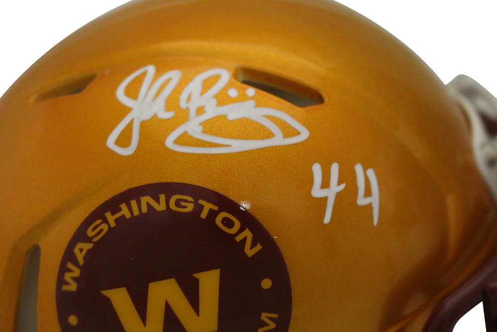 John Riggins Signed Washington Football Team Flash Mini Helmet Beckett