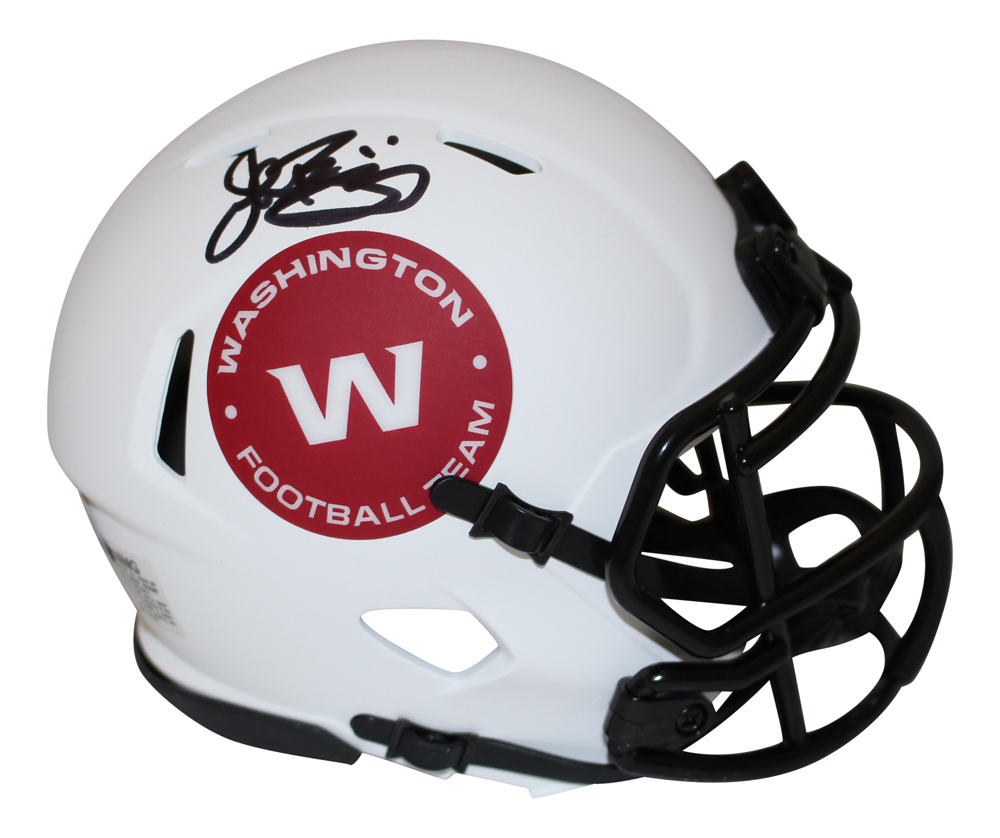 John Riggins Signed Washington Football Team Lunar Mini Helmet Beckett