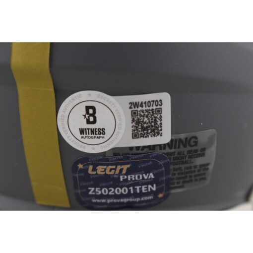 John Riggins Autographed Washington Commanders Slate Mini Helmet Beckett 49757