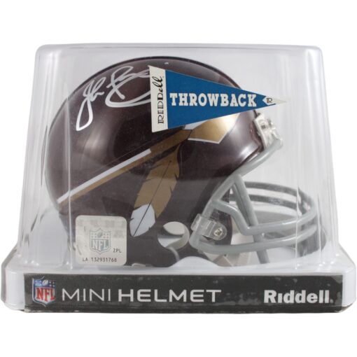 John Riggins Autographed Washington Redskins TB VSR4 Mini Helmet Beckett 49752