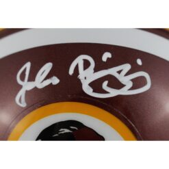 John Riggins Autographed Washington Redskins TB VSR4 Mini Helmet Beckett 49755