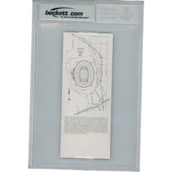 John Riggins Signed Washington Redskins Super Bowl XVII Ticket MVP Beckett 51905