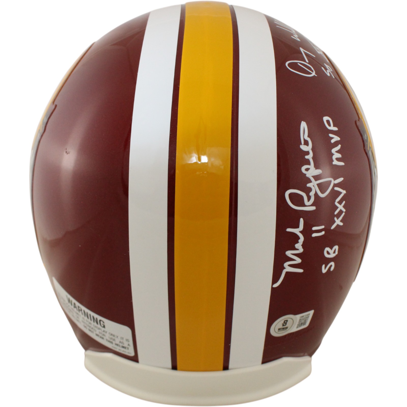 Williams Rypien Riggins Signed Washington Redskins F/S VSR4 Helmet BAS W 51899 6 Williams Rypien Riggins Signed Washington Redskins F/S VSR4 Helmet BAS W 51899