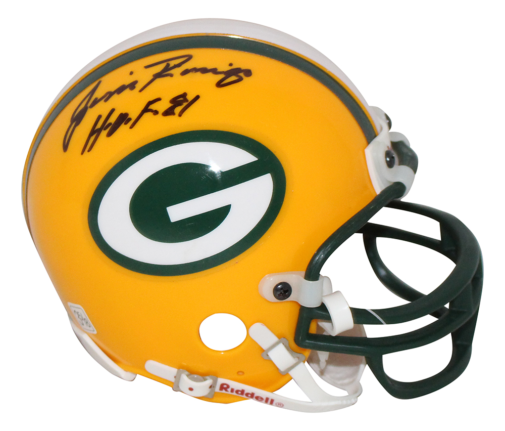 Jim Ringo Autographed Green Bay Packers Replica Mini Helmet HOF BAS 32932