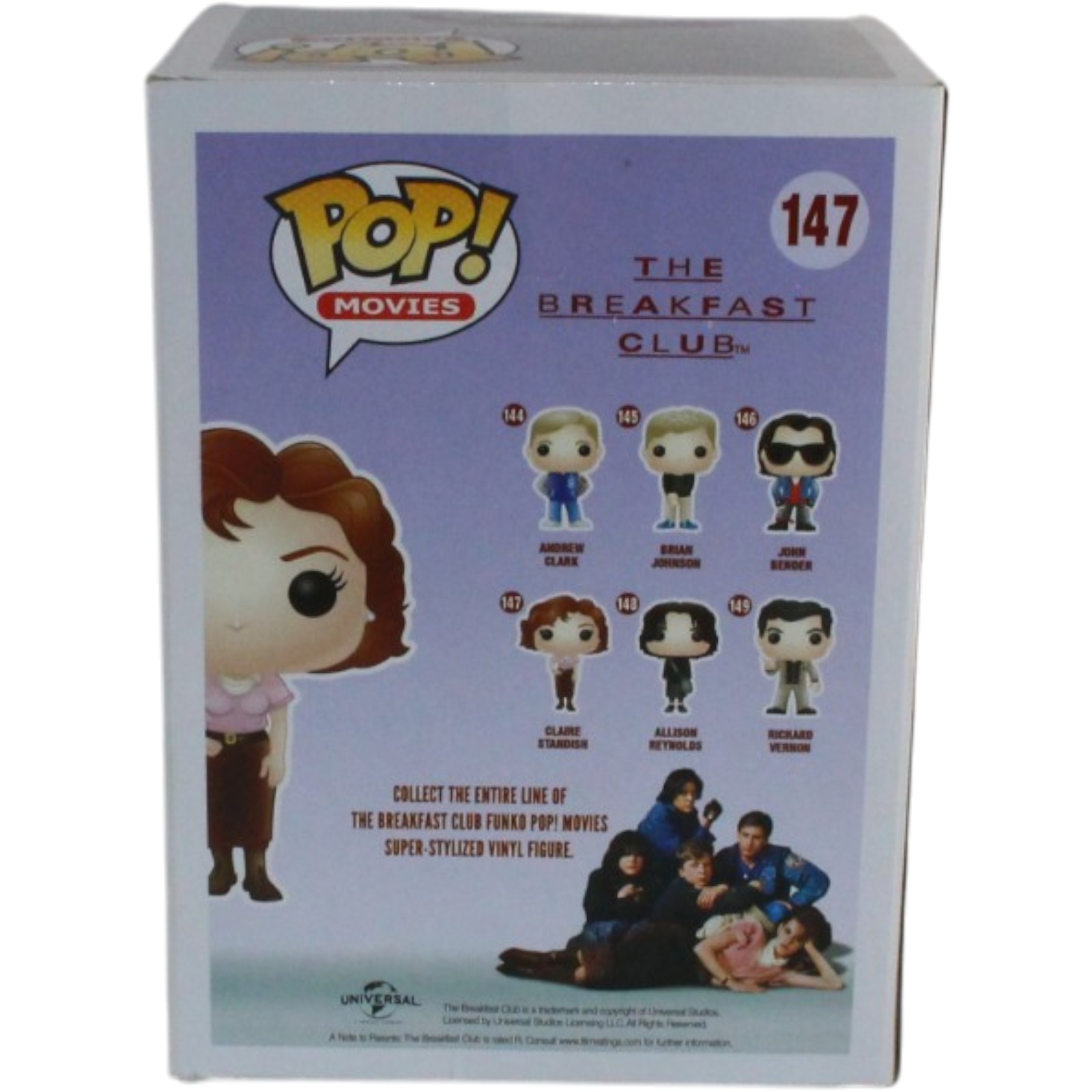 Molly Ringwald Autographed/Signed Breakfast Club Funko Pop! #147 Beckett 56563 4 Molly Ringwald Autographed/Signed Breakfast Club Funko Pop! #147 Beckett 56563