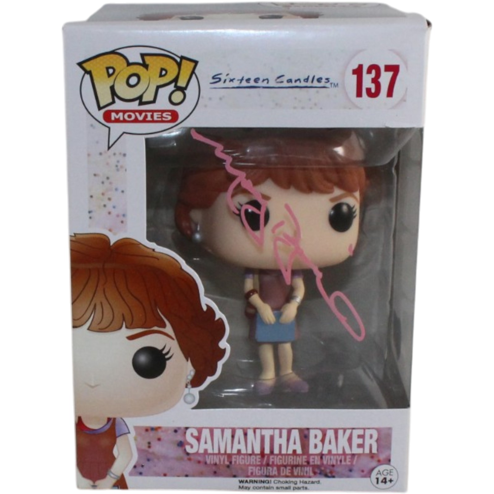 Molly Ringwald Autographed/Signed 16 Candles Funko Pop! #137 Beckett 56562 1 Molly Ringwald Autographed/Signed 16 Candles Funko Pop! #137 Beckett 56562