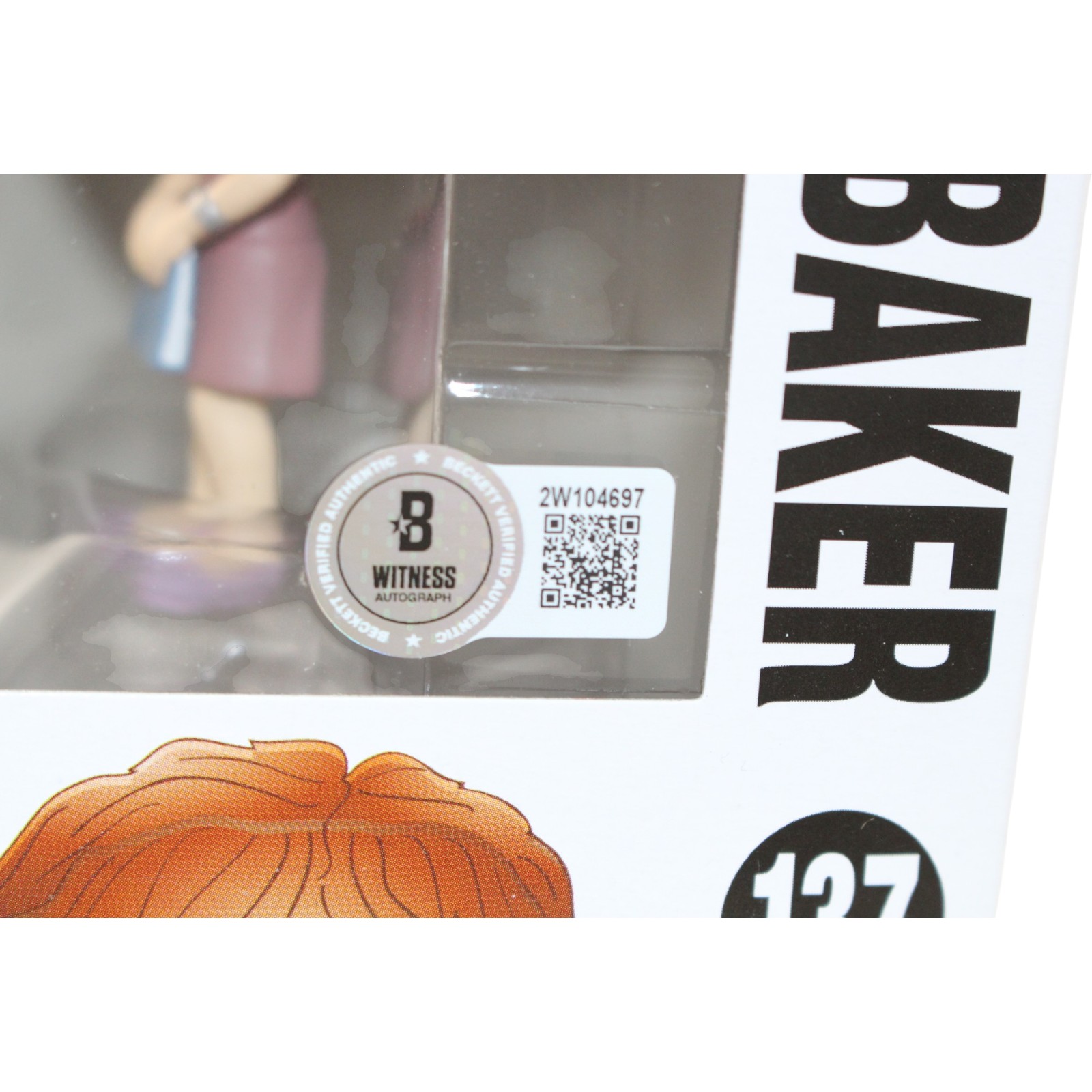 Molly Ringwald Autographed/Signed 16 Candles Funko Pop! #137 Beckett 56562 6 Molly Ringwald Autographed/Signed 16 Candles Funko Pop! #137 Beckett 56562