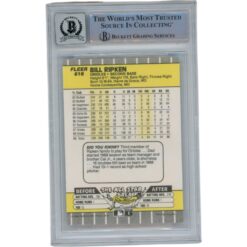 Billy Ripken Autographed 1989 Fleer 616 Trading Card 10 Grade Beckett 49389