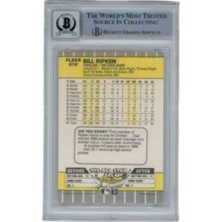 Billy Ripken Autographed 1989 Fleer 616 Trading Card 10 Grade Beckett 49367