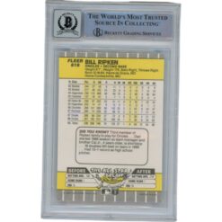 Billy Ripken Autographed 1989 Fleer 616 Trading Card 10 Grade Beckett 49369