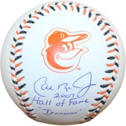 Cal Ripken Autographed Baltimore Orioles 2007HOF Ironman Baseball Fanatics 58306
