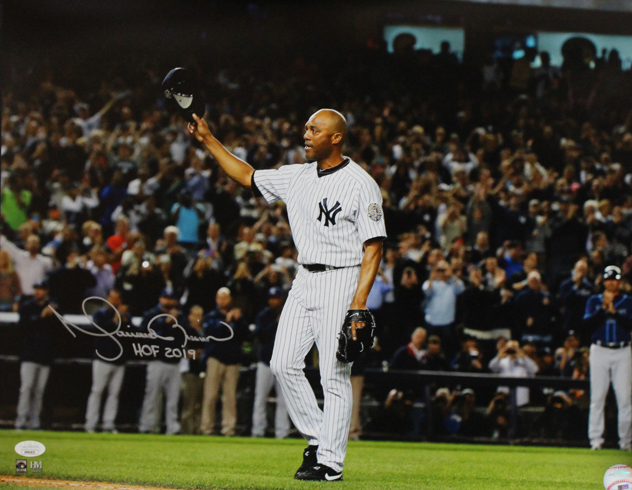 Mariano Rivera Autographed/Signed New York Yankees 16x20 Photo HOF JSA