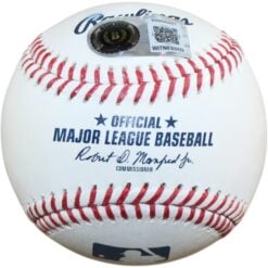 Mariano Rivera Autographed New York Yankees OML Baseball 652 SVs Beckett W 58255