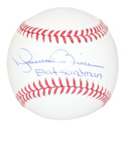 Mariano Rivera Signed New York Yankees OML Insc. Baseball Beckett 