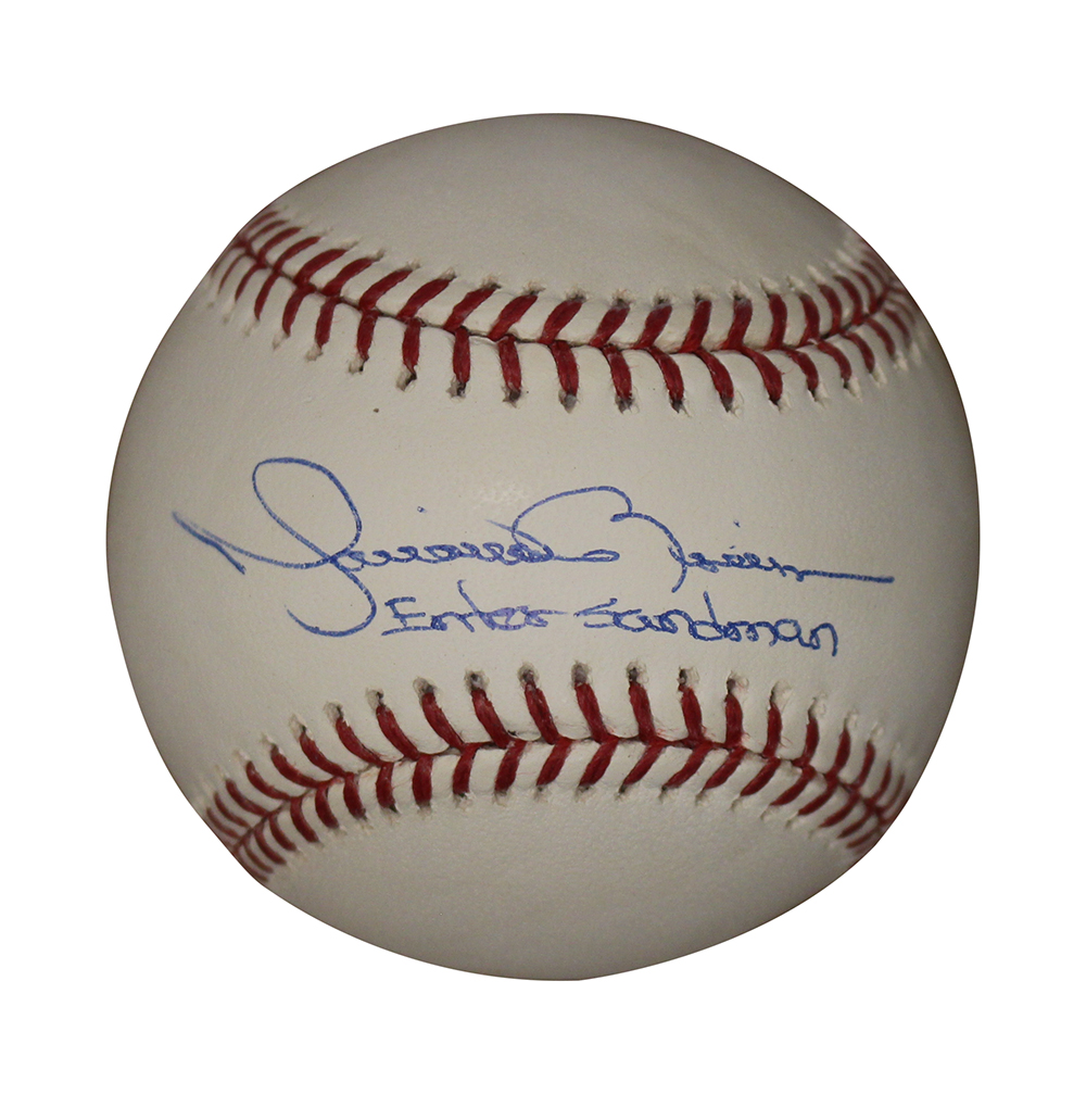Mariano Rivera Signed New York Yankees OML Baseball Enter Sandman JSA 31268