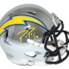 Phillip Rivers Autographed San Diego Chargers Chrome Mini Helmet BAS 23958