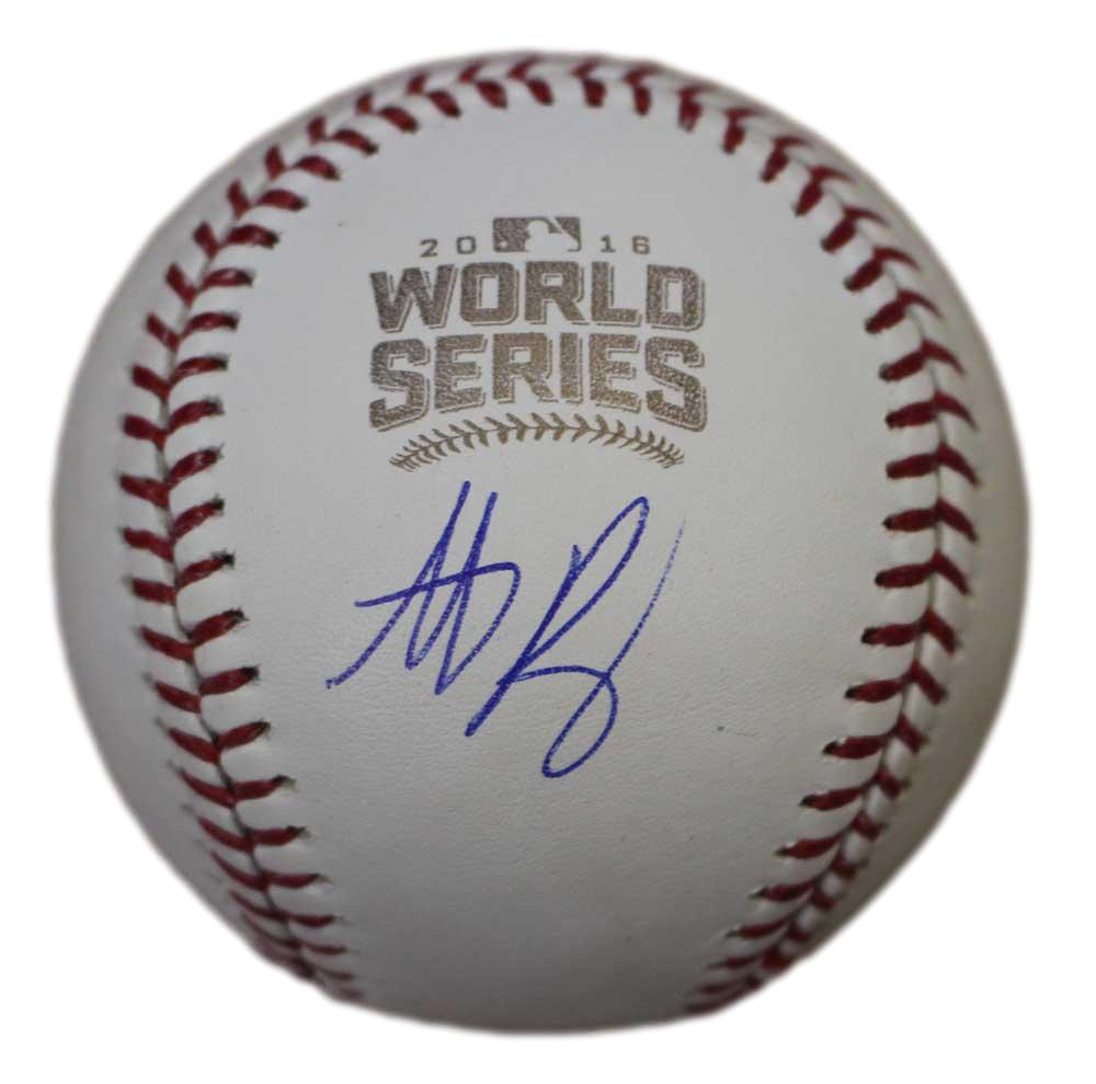 Anthony Rizzo Autographed Chicago Cubs 2016 World Series Baseball MLB 29960