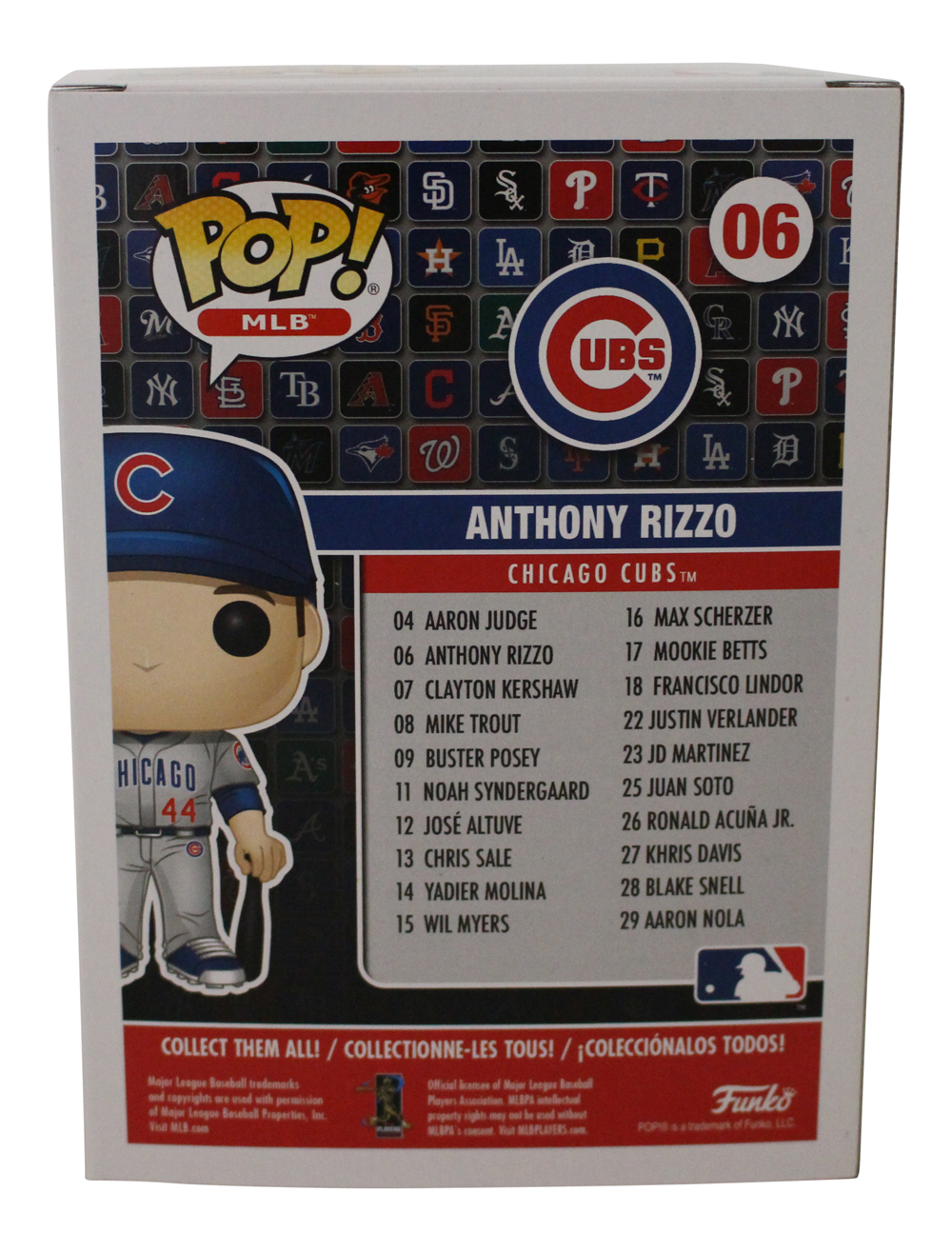 MLB Chicago Cubs Anthony Rizzo Funko Pop! Vinyl