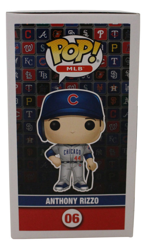 Anthony Rizzo Autographed/Signed Chicago Cubs MLB Funko Pop #06 BAS 27281