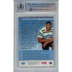 Willie Roaf Signed 1993 Upper Deck #6 Slabbed Trading Card 10 Auto Beckett 49382