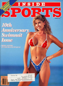Inside Sports 10th Anniversary Swimsuit Magazine Robin Angers Cover