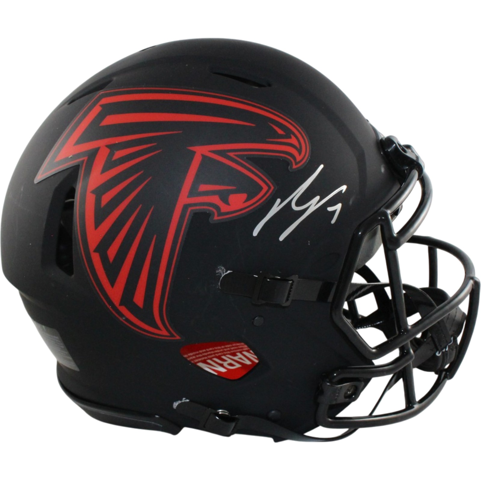 Bijan Robinson Autographed Atlanta Falcons Pro Eclipse Helmet Beckett 56205