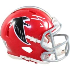 Bijon Robinson Autographed Atlanta Falcons Helmet Mini 66 TB Beckett WIT 58888