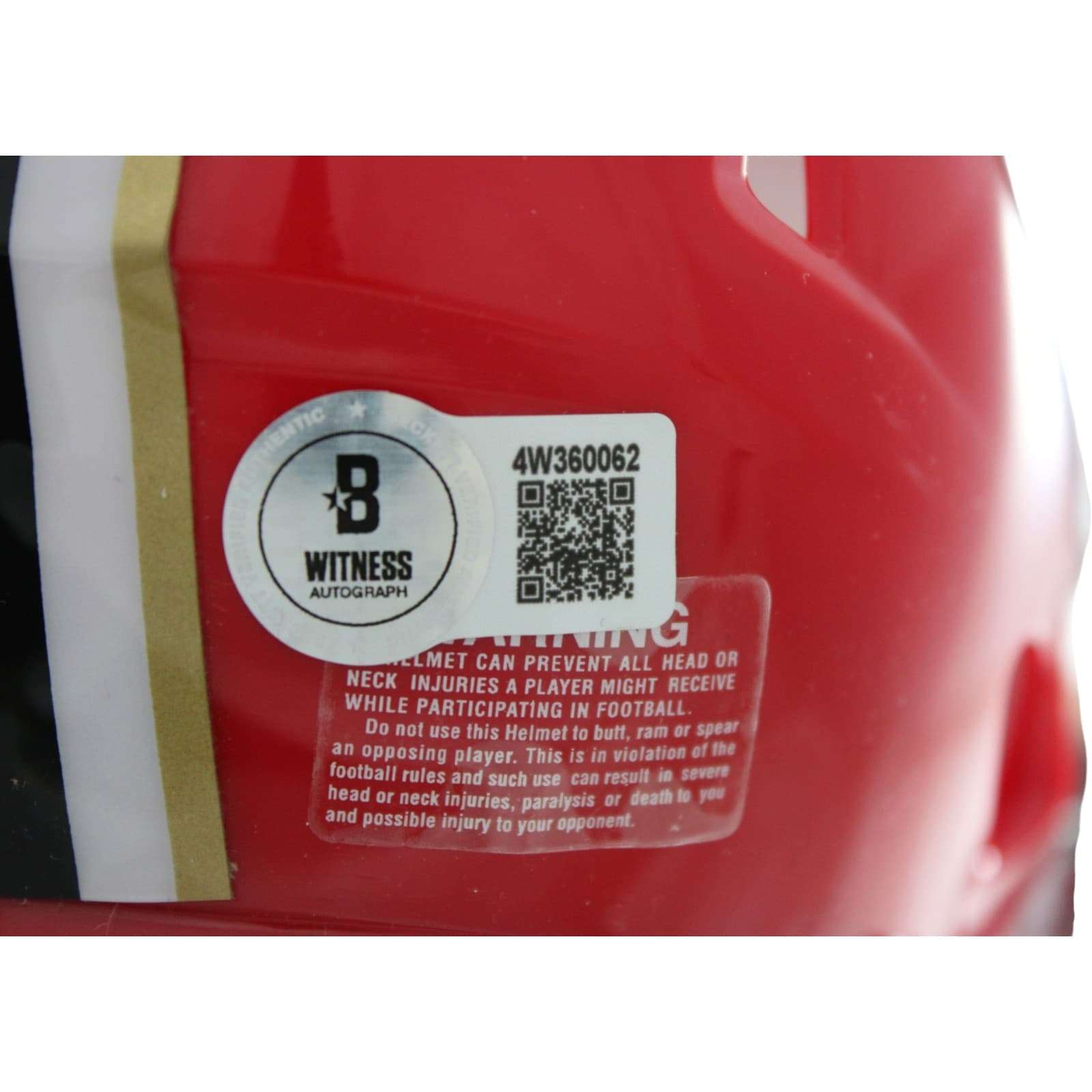 Bijon Robinson Autographed Atlanta Falcons Helmet Mini 66 TB Beckett WIT 58888 4 Bijon Robinson Autographed Atlanta Falcons Helmet Mini 66 TB Beckett WIT 58888