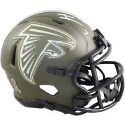Bijon Robinson Autographed Atlanta Falcons Helmet Mini STS 25 Beckett WIT 58890