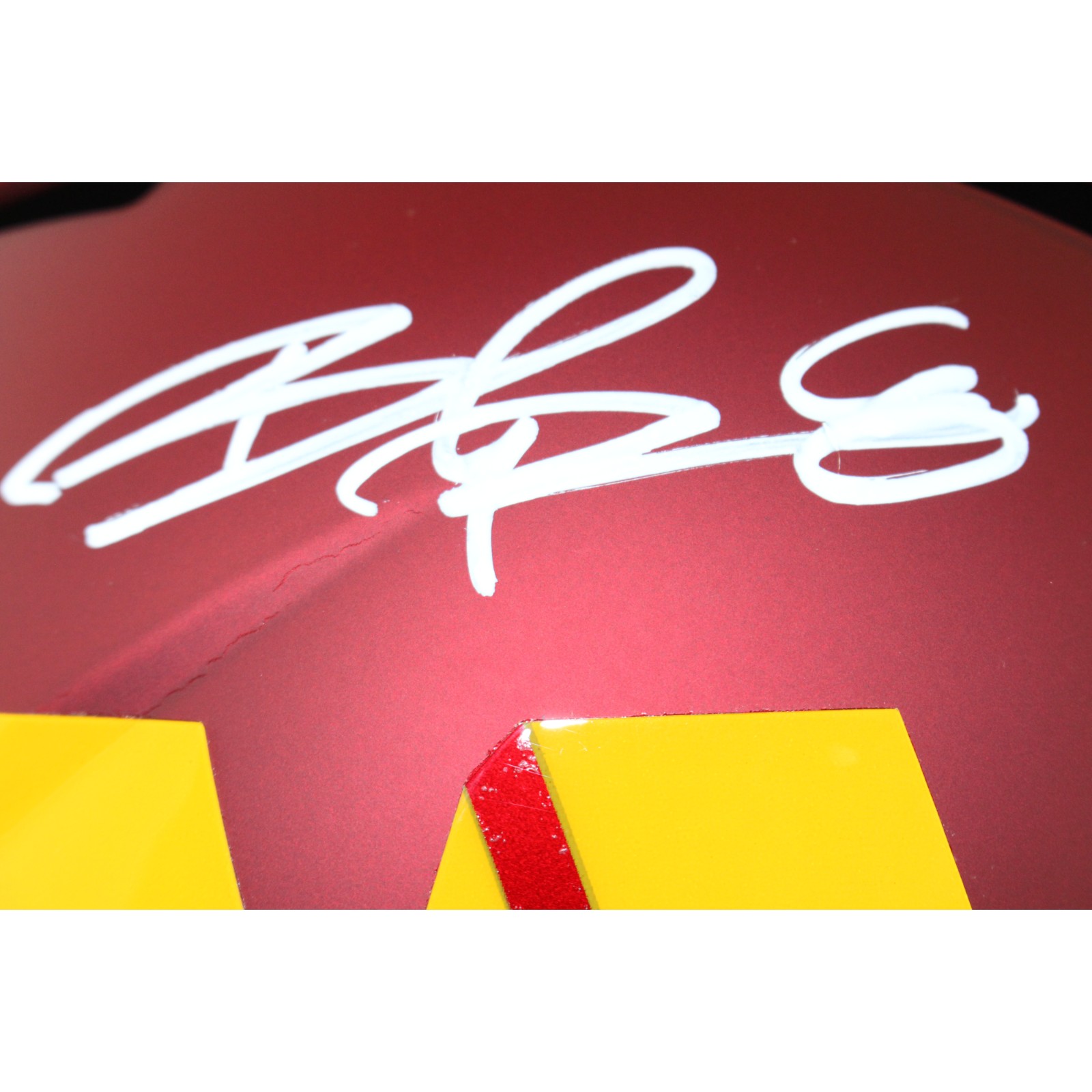 Brian Robinson Jr. Autographed Washington Commanders F/S Helmet Beckett W 51894