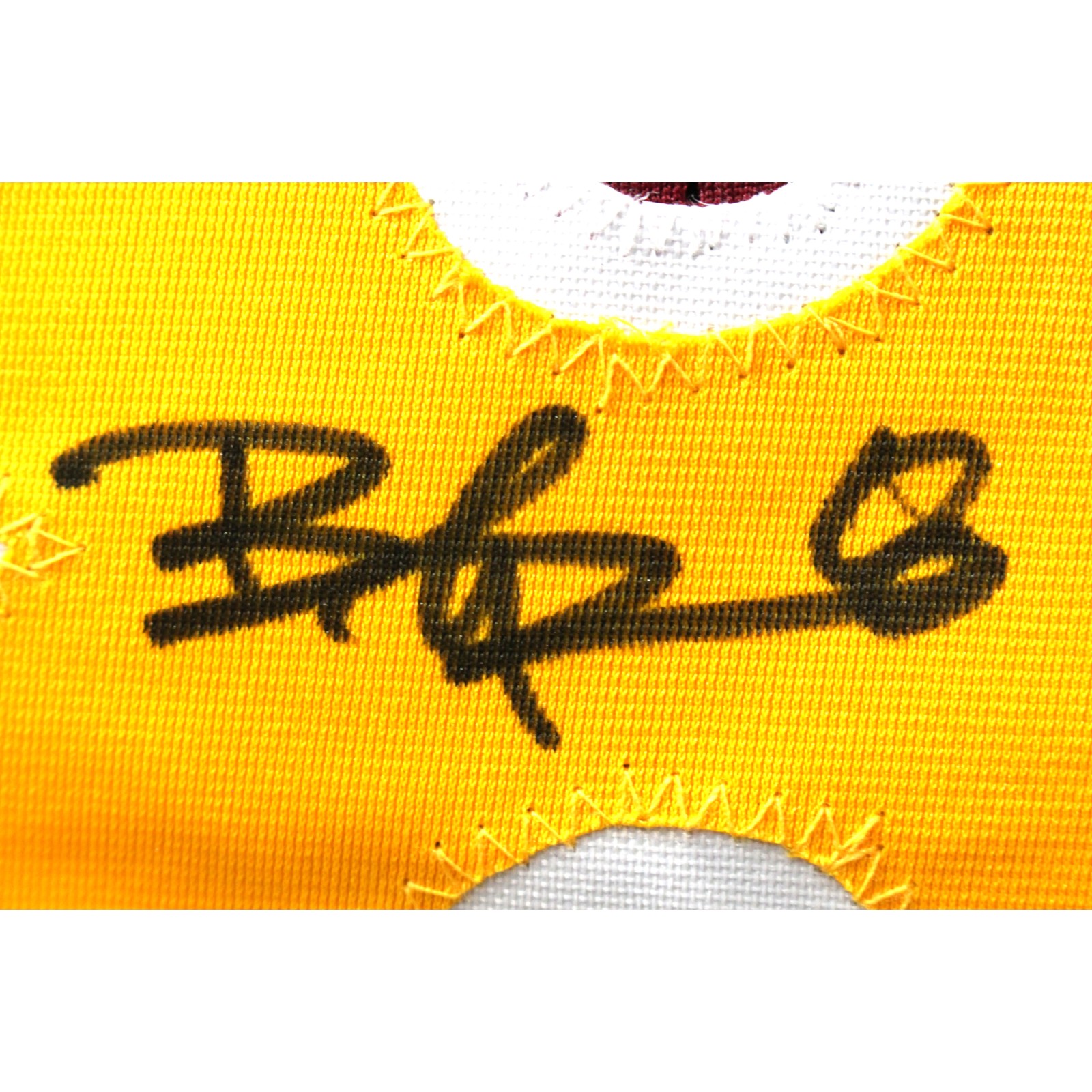 Brian Robinson Jr Brian Robinson Jr. Autographed/Signed Pro Style Red XL Jersey Beckett W 51829