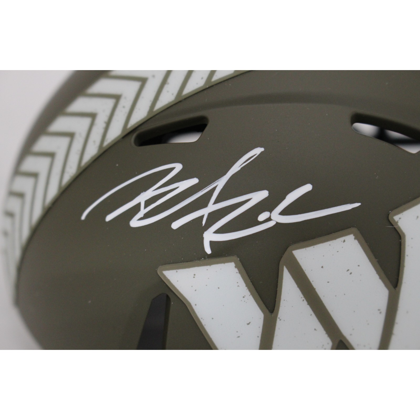 Brian Robinson Signed Washington Commanders 22 Salute Min Helmet BAS 44920