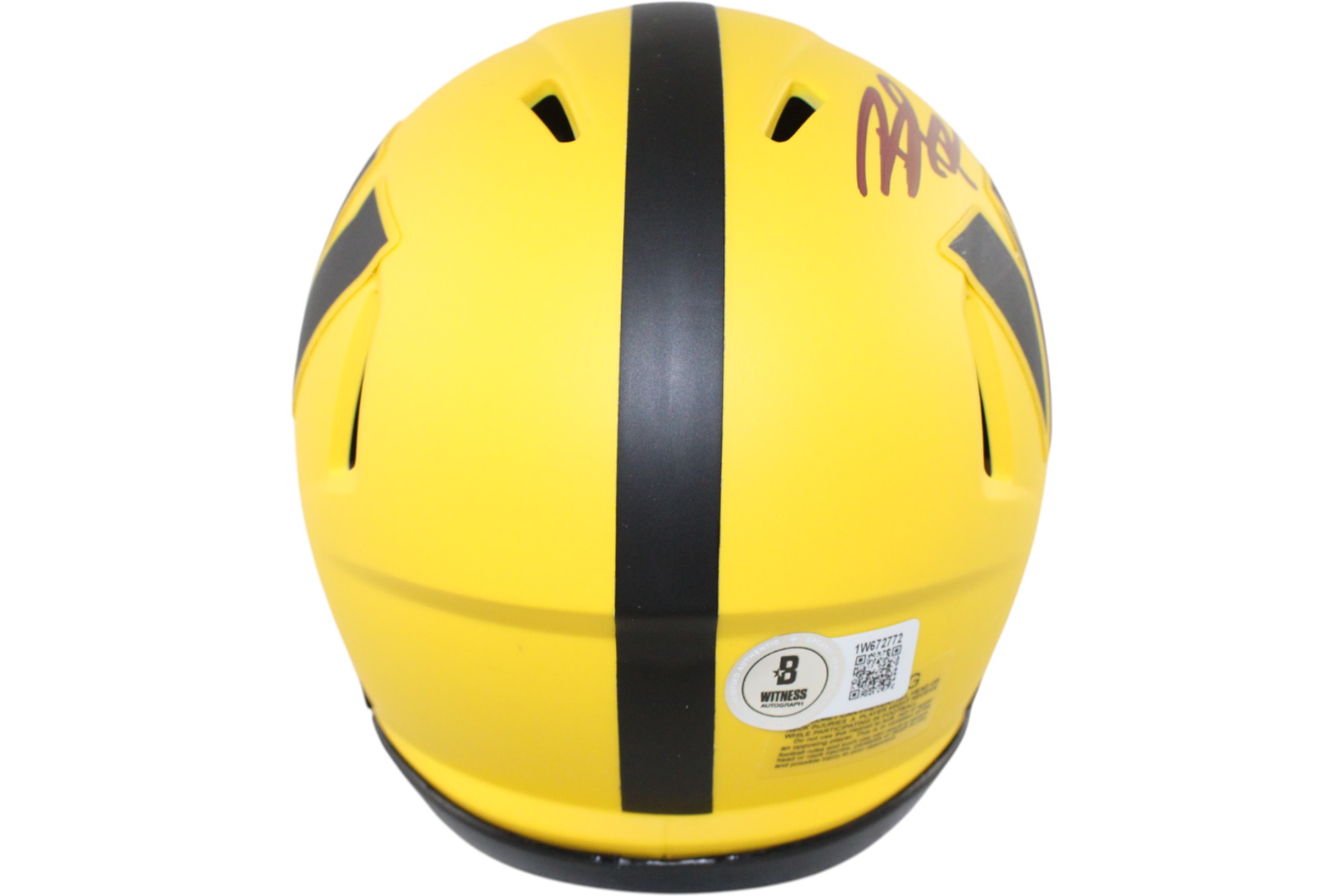 Brian Robinson Jr Signed Washington Commanders Rave Mini Helmet Beckett 51704 3 Brian Robinson Jr Signed Washington Commanders Rave Mini Helmet Beckett 51704