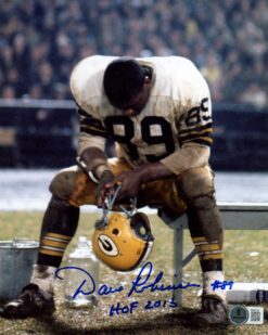 Dave Robinson Autographed/Signed Green Bay Packers 8x10 Photo Beckett 59460