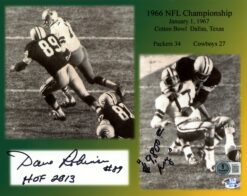 Dave Robinson Autographed/Signed Green Bay Packers 8x10 Photo Beckett 59470