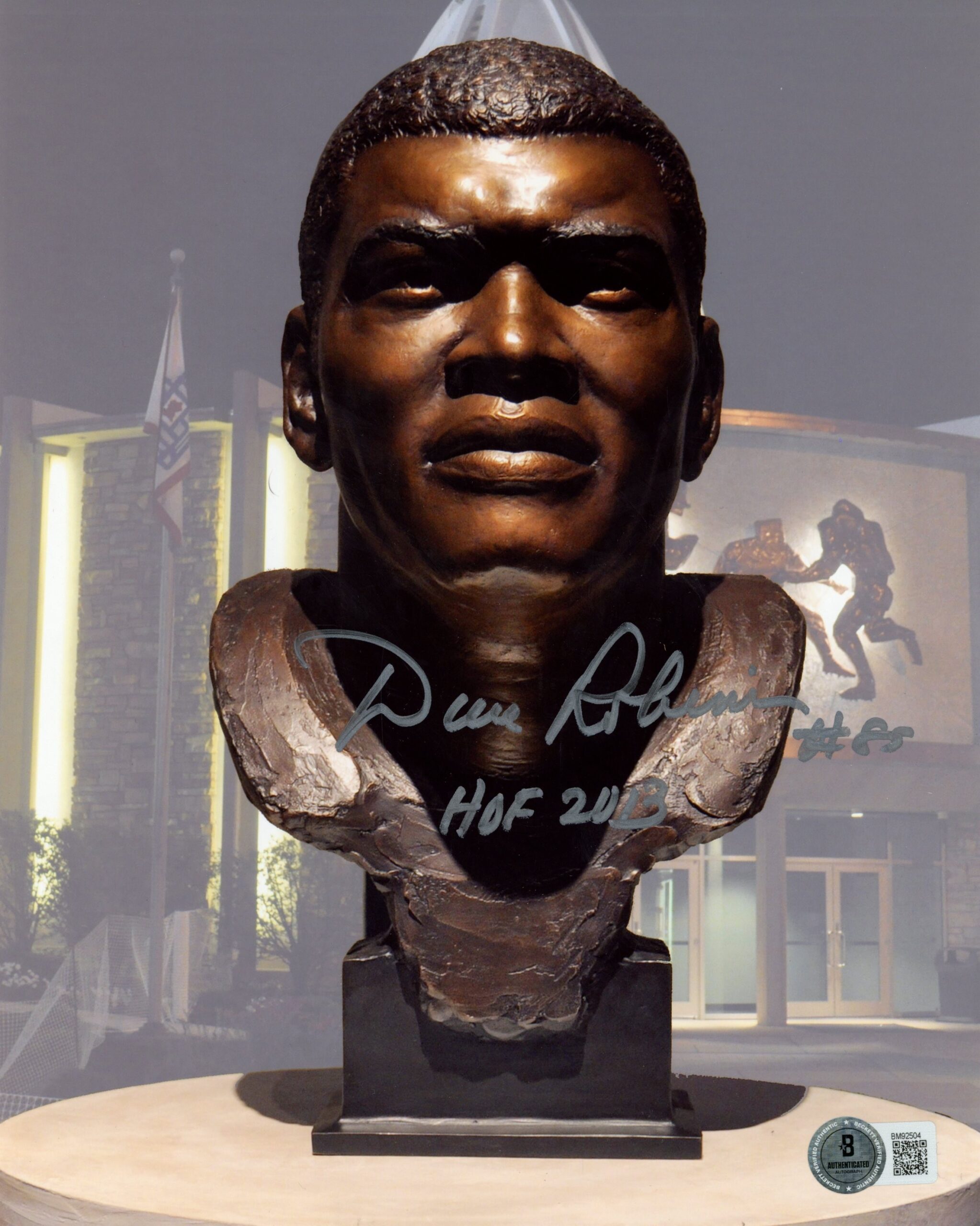 Dave Robinson Autographed/Signed Green Bay Packers 8x10 Photo Beckett 59474 1 Dave Robinson Autographed/Signed Green Bay Packers 8x10 Photo Beckett 59474