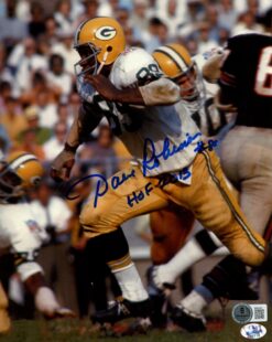 Dave Robinson Autographed/Signed Green Bay Packers 8x10 Photo Beckett 59484