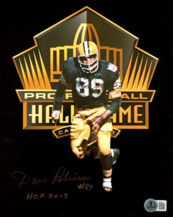 Dave Robinson Autographed/Signed Green Bay Packers 8x10 Photo Beckett 59507