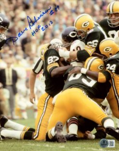 Dave Robinson Autographed/Signed Green Bay Packers 8x10 Photo Beckett 59519