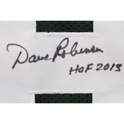 Dave Robinson Autographed Pro Style sz XL Green Jersey HOF Beckett Witness 51033