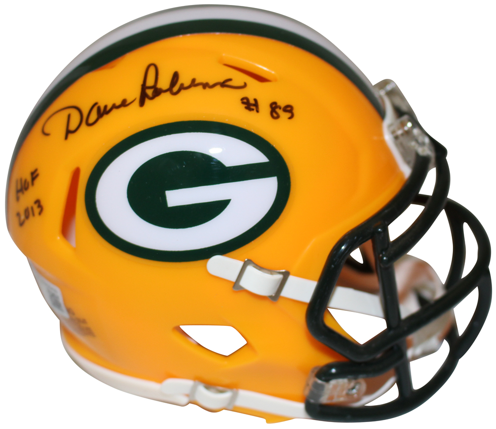 Dave Robinson Autographed Green Bay Packers Speed Mini Helmet BAS