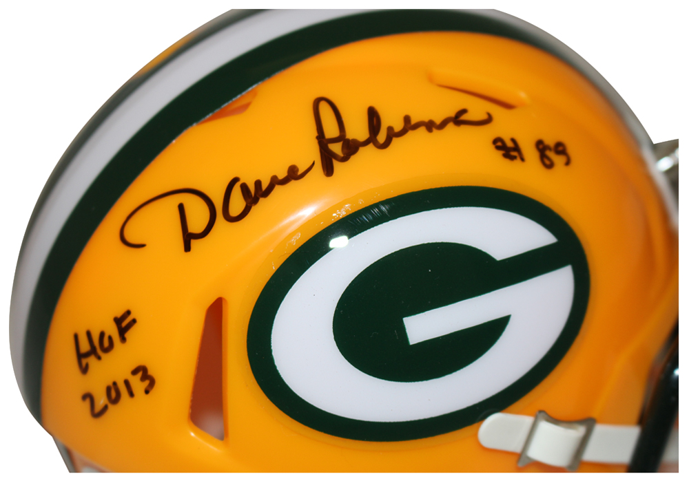 Dave Robinson Autographed Green Bay Packers Speed Mini Helmet BAS