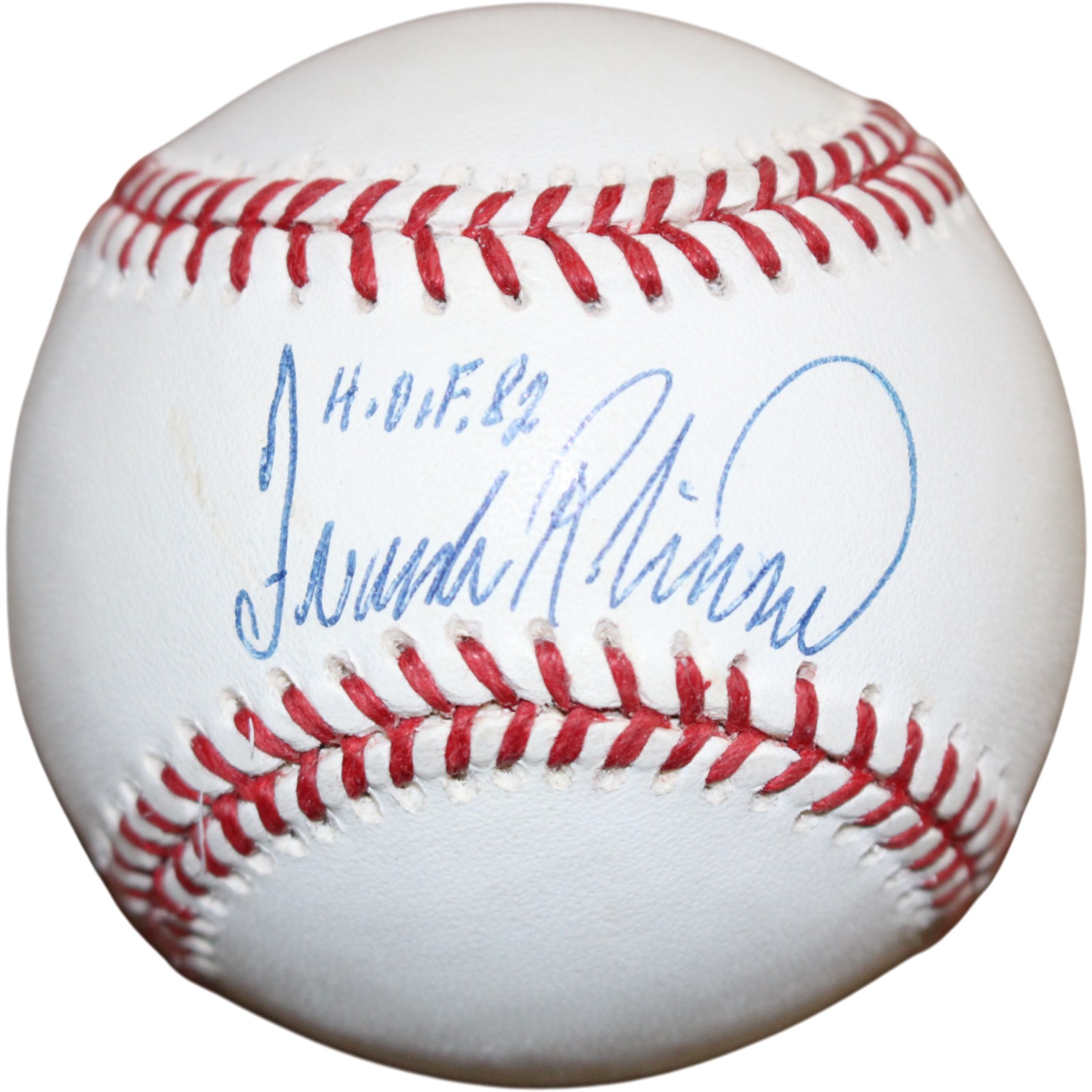 Frank Robinson Autographed Baltimore Orioles OML Baseball HOF Beckett 54823