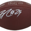 Bradley Roby Autographed Denver Broncos Wilson Rubber Football JSA 13652