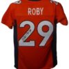 Bradley Roby Autographed/Signed Denver Broncos Orange XXL Jersey JSA 14812